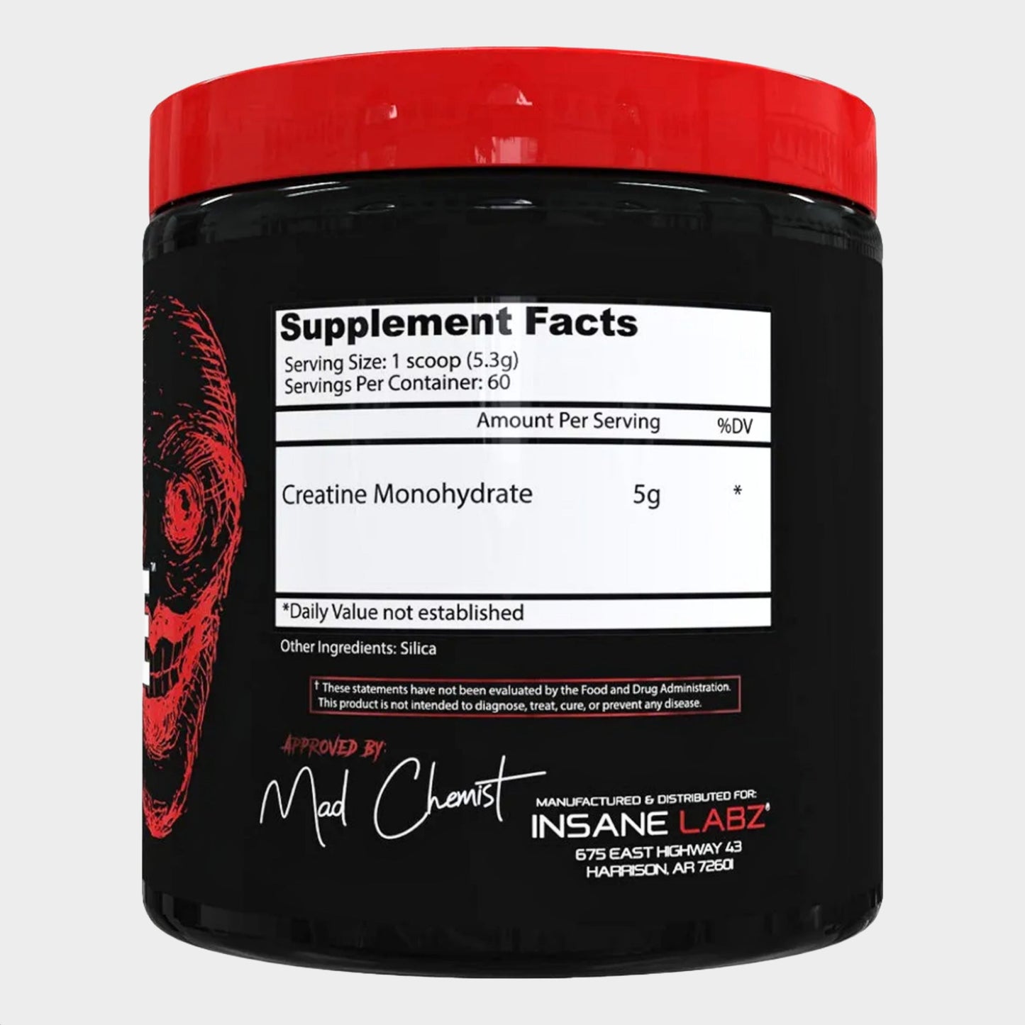 insane labz creatine nutrition facts pakistan