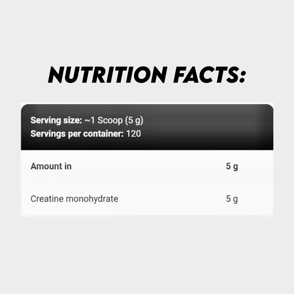 anabolic creatine 120 servings nutrition facts