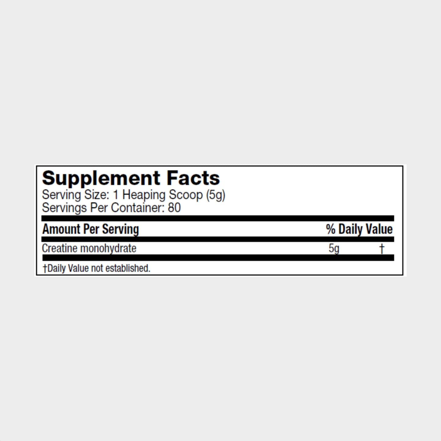 muscletech creatine nutrition facts in pakistan