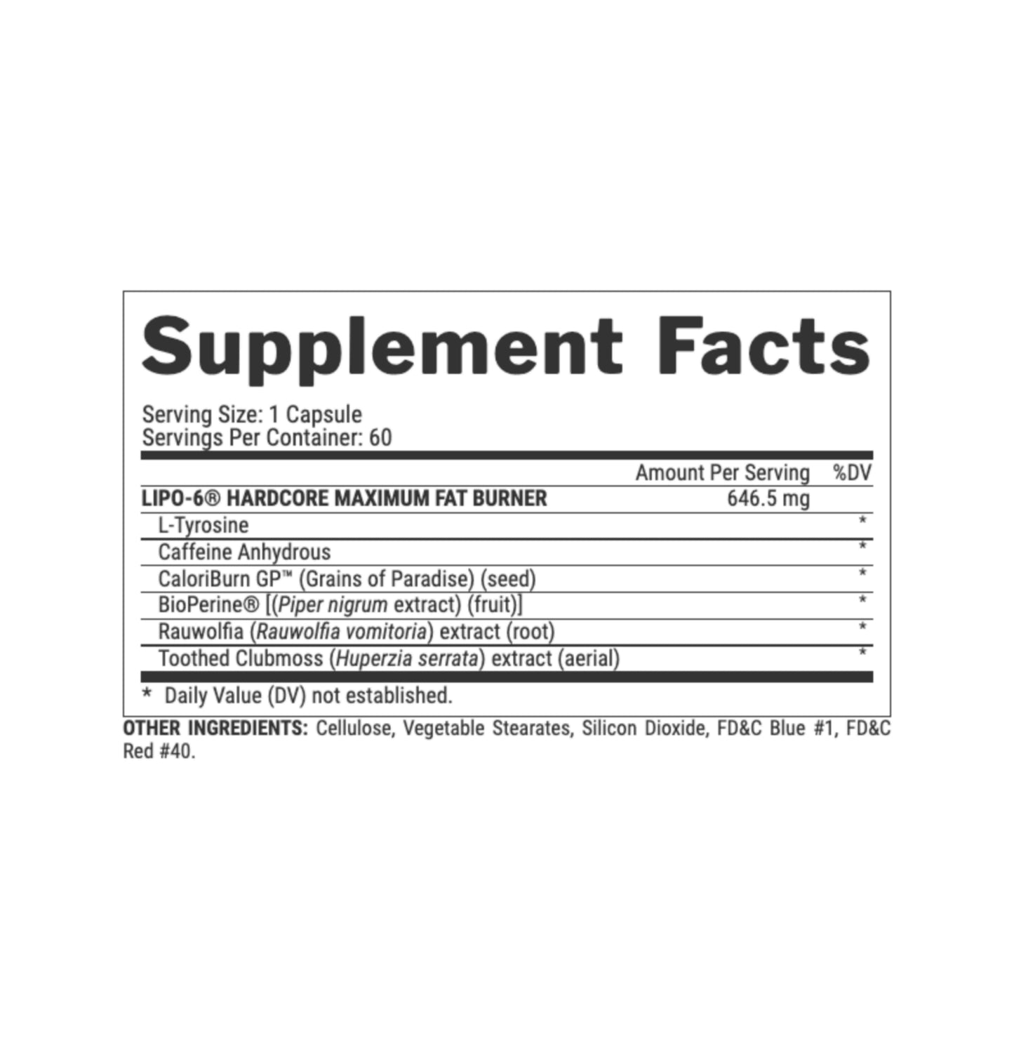nutrex lipo6 hardcore 60 capsule in pakistan