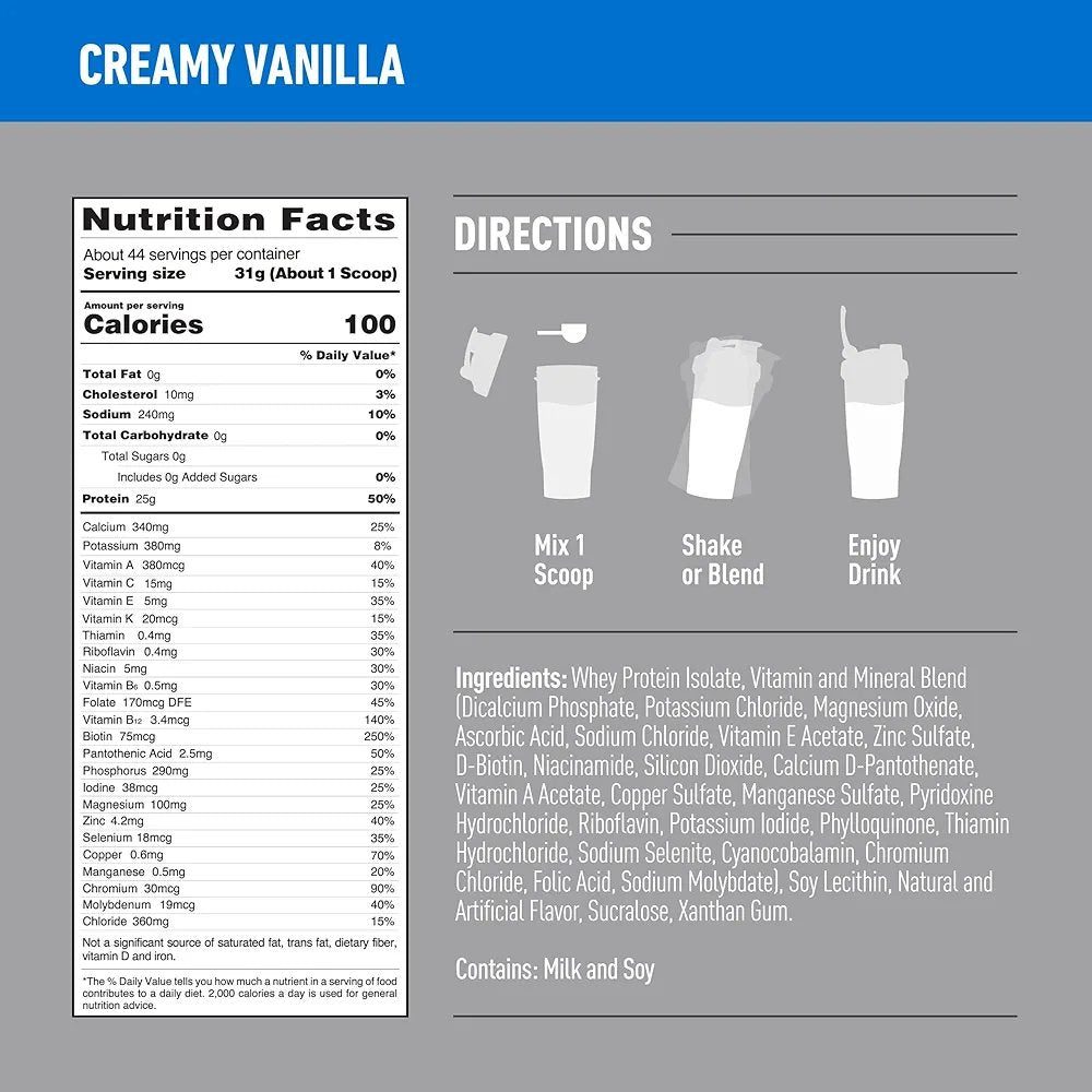 ISOPURE - WHEY PROTEIN ISOLATE | 3 LBS