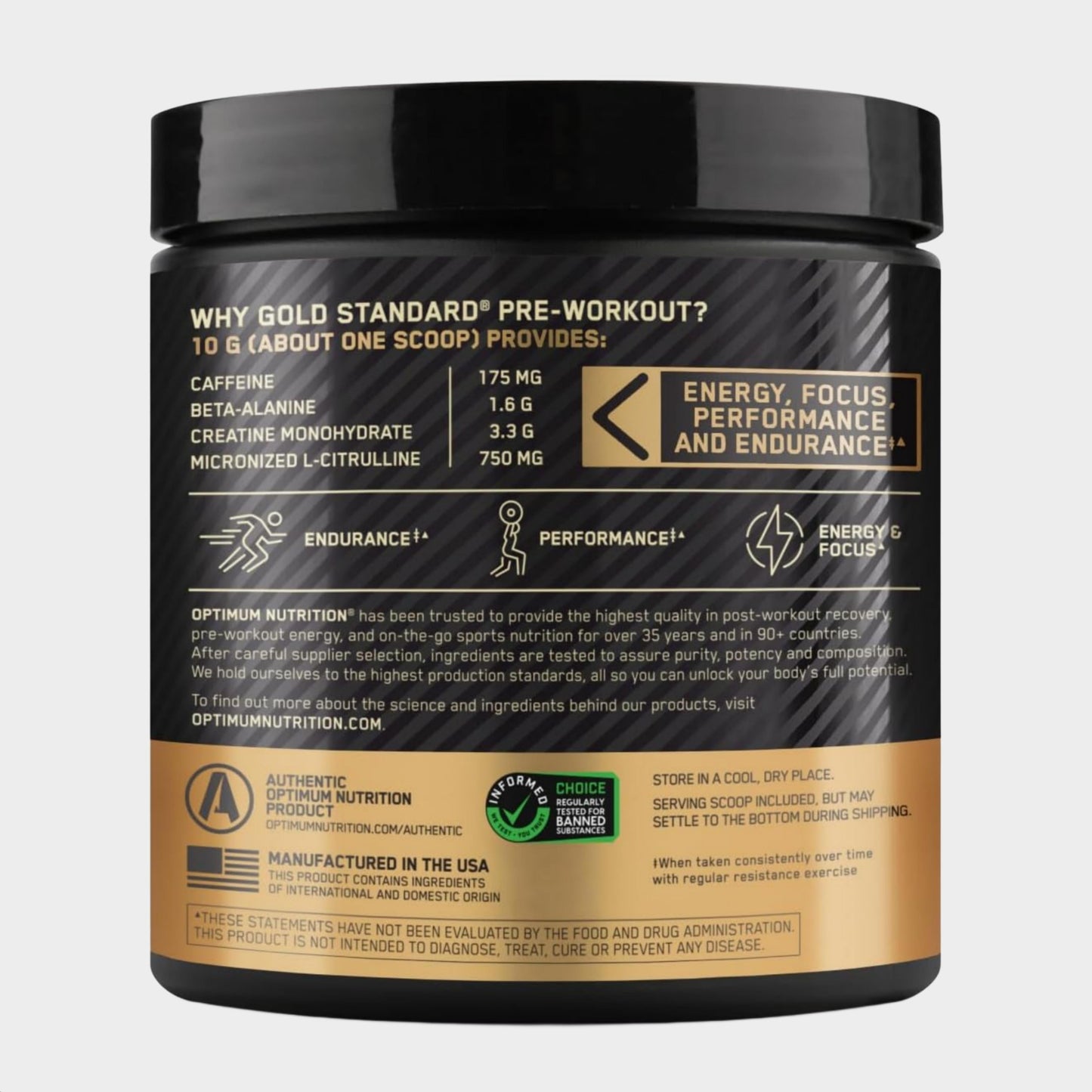 GOLD STANDARD | PRE-WORKOUT