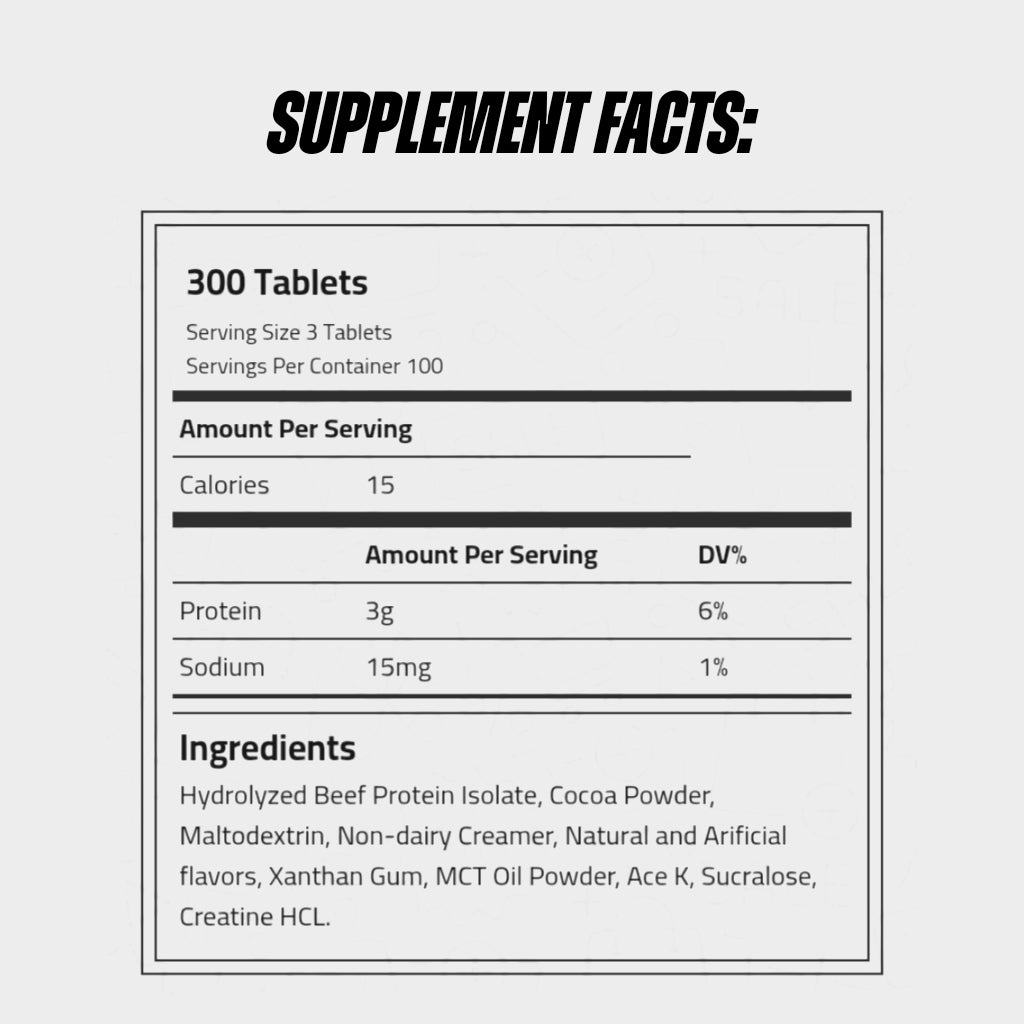RED REX BEEF AMINOS | 300-TABLETS