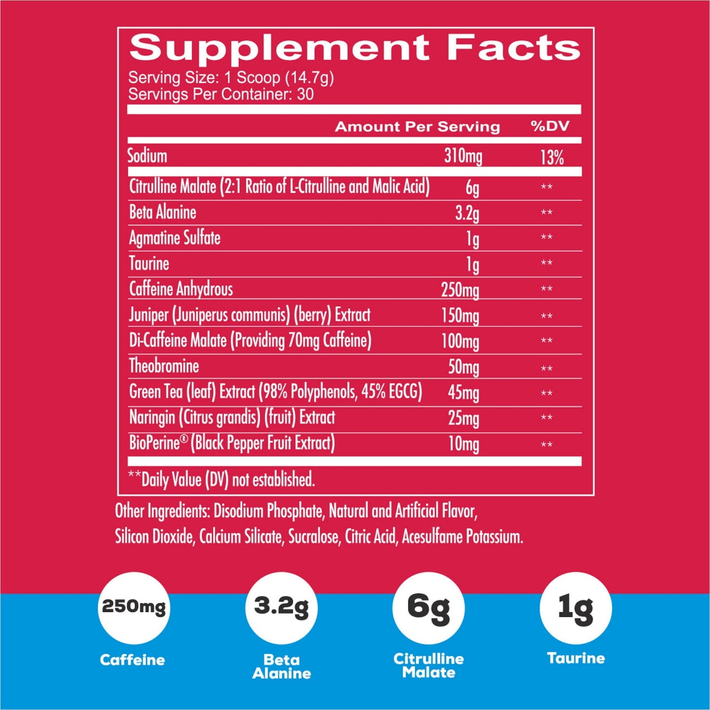 total war preworkout 30 servings nutrition facts