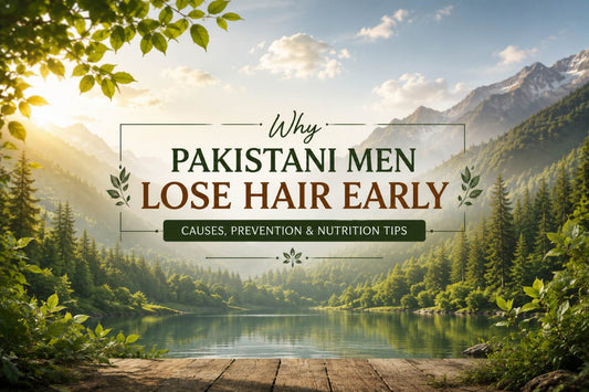 Why Pakistani Men Lose Hair Early: Causes, Prevention & Nutrition Tips