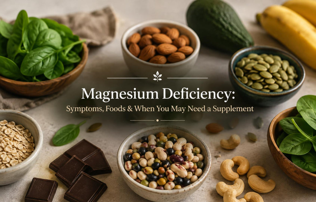Magnesium Deficiency: Symptoms, Foods & When You May Need a Supplement