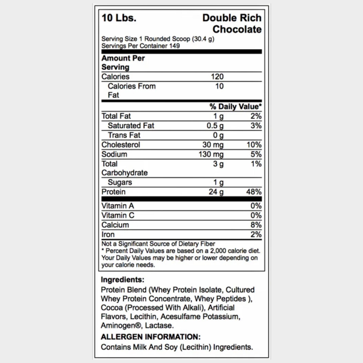GOLD STANDARD 100% WHEY PROTEIN 10-LBS