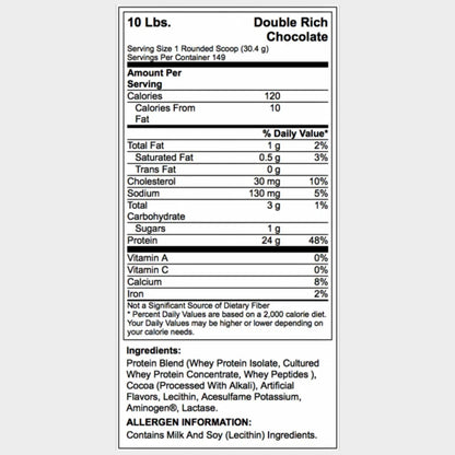 GOLD STANDARD 100% WHEY PROTEIN 10-LBS