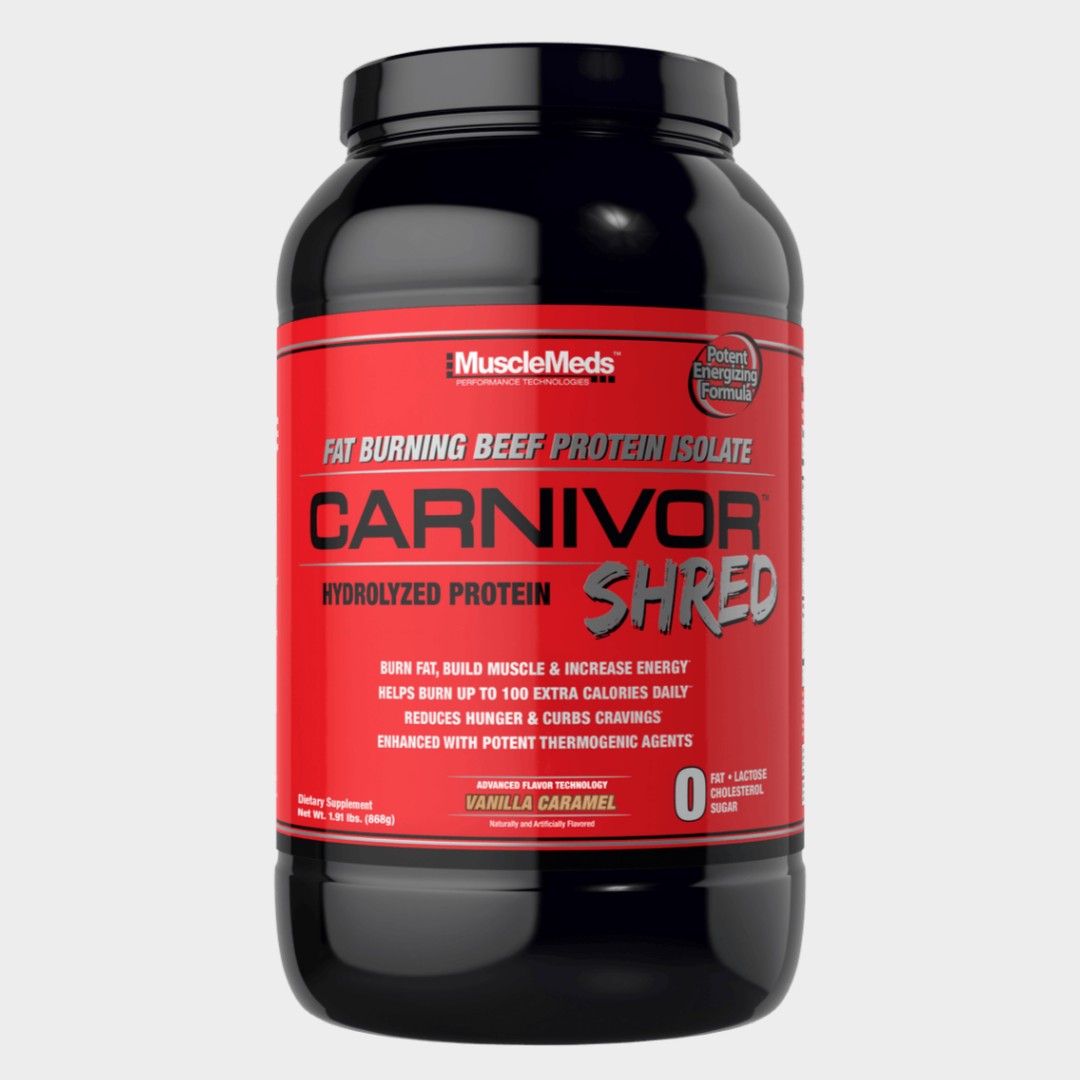 musclemeds carnivor shred 2lb