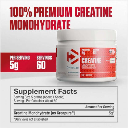 Nutrition facts of dymatize creatine