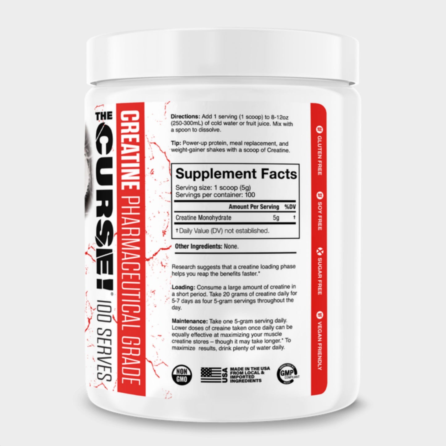 the curse creatine nutrition facts