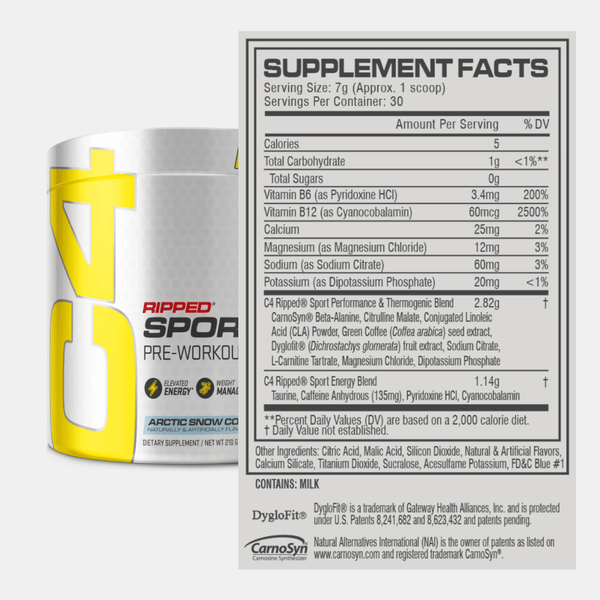 C4 RIPPED SPORT(NEW) 30-SERVINGS