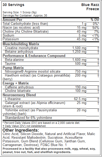 VAPOR X5 PREWORKOUT 30-SERVINGS